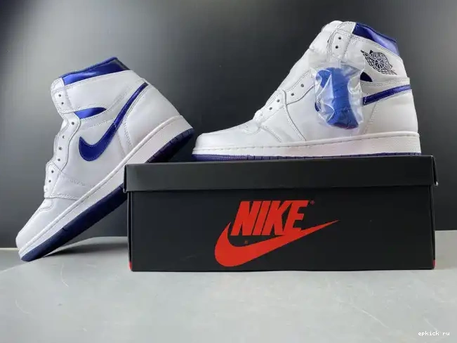 Rep 555088-106 Jordan 1 Metallic (2016) Navy Retro Air 0327